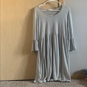 Black and white dress